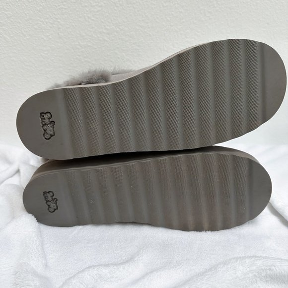 COACH IZZIE BOOT Size 7.5 B - Heather Grey - Style FG4597 in EUC - MSRP $378 - Picture 8 of 9